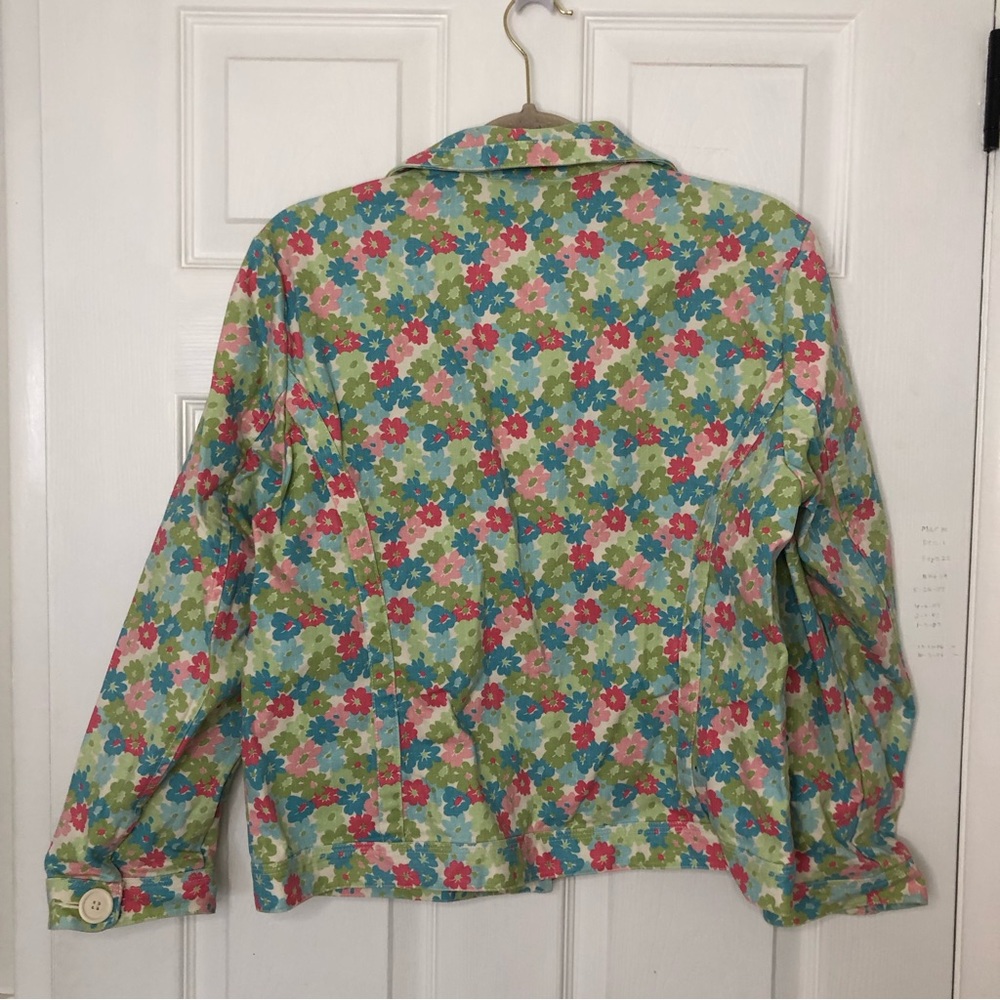 Liz Claiborne Vintage Floral Y2K Jacket - Picture 5 of 5